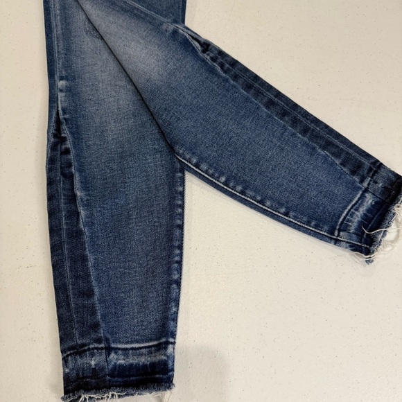 KanCan Distressed Skinny Jeans High Rise Raw Hem Light Wash Women’s Size 7/27 - Picture 12 of 16